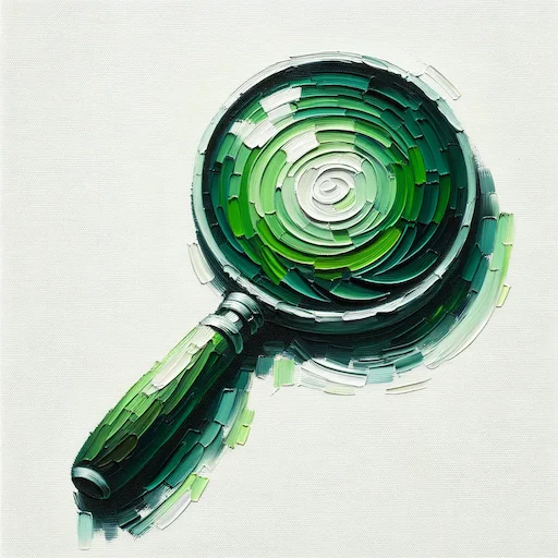 Magnifying Glass Paining